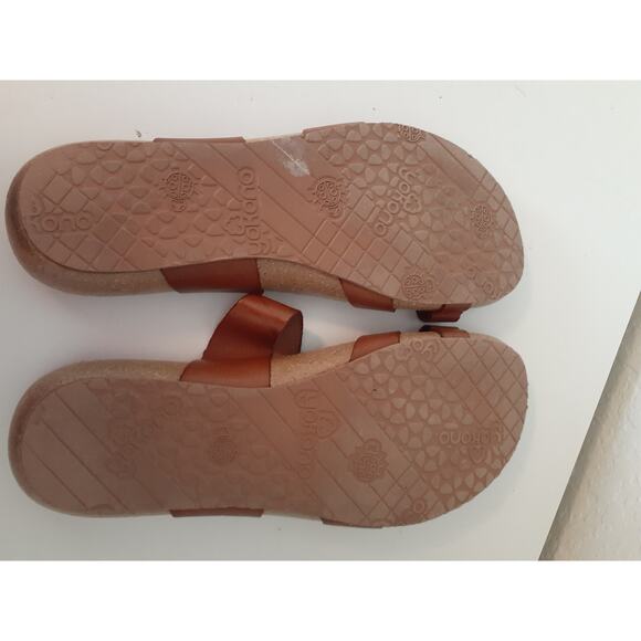 Yokono Brown Leather Footbed Comfort Sandals size 8 EUC Made in Spain - Picture 5 of 6
